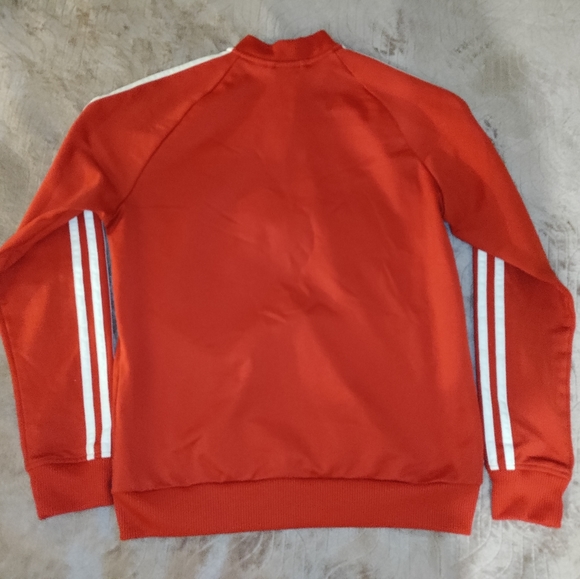 Adidas | Red Track Jacket Size Youth XL - Picture 5 of 8